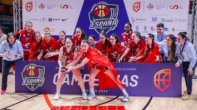 Oro y bronce para las selecciones madrileñas cadetes de baloncesto