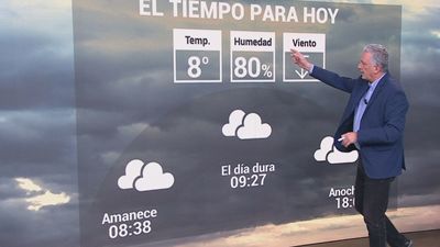 Martes con temperaturas mínimas en ascenso que subirán la cota de nieve a 1.200-1.600 metros