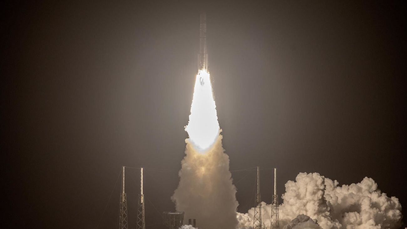 El cohete Vulcan Centaur de United Launch Alliance, parte de la Misión Peregrina Uno