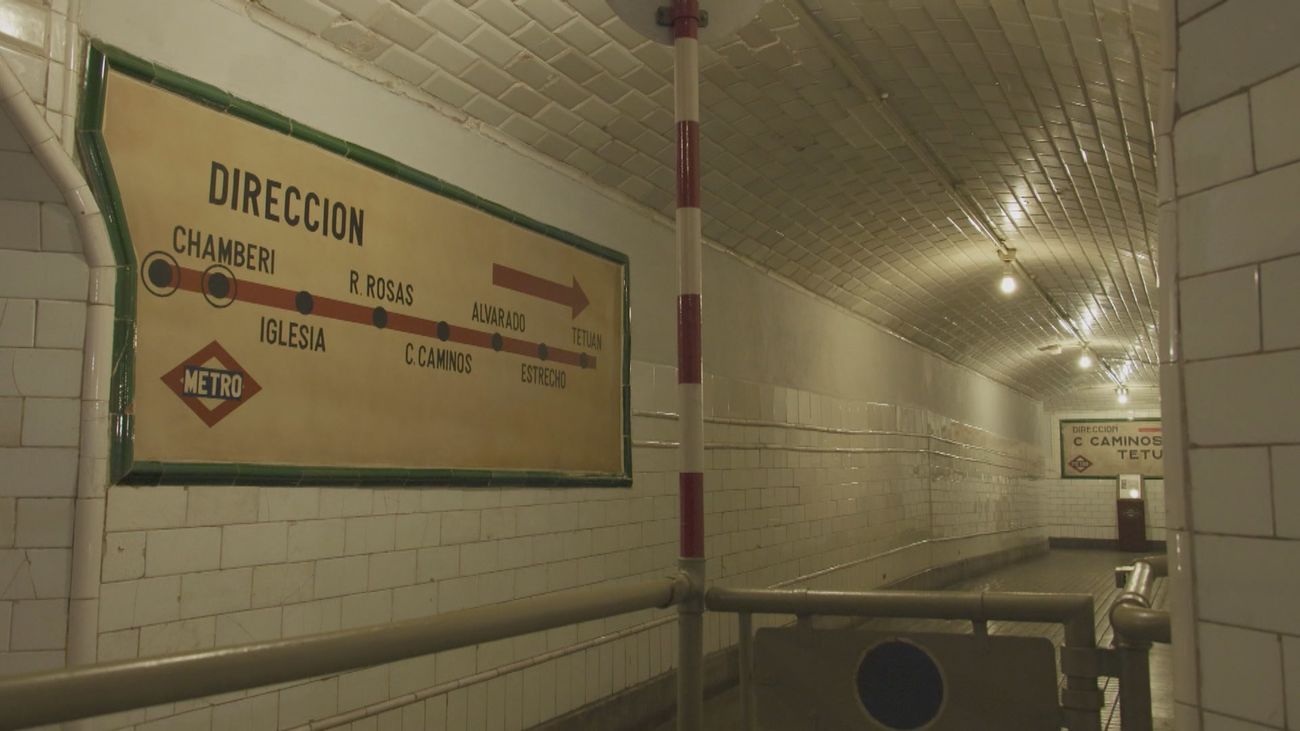 Conoce de una forma diferente la "estación fantasma" de Chamberí