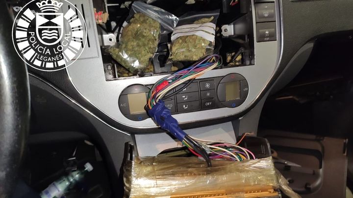 Incautación de marihuana / @policia_leganes