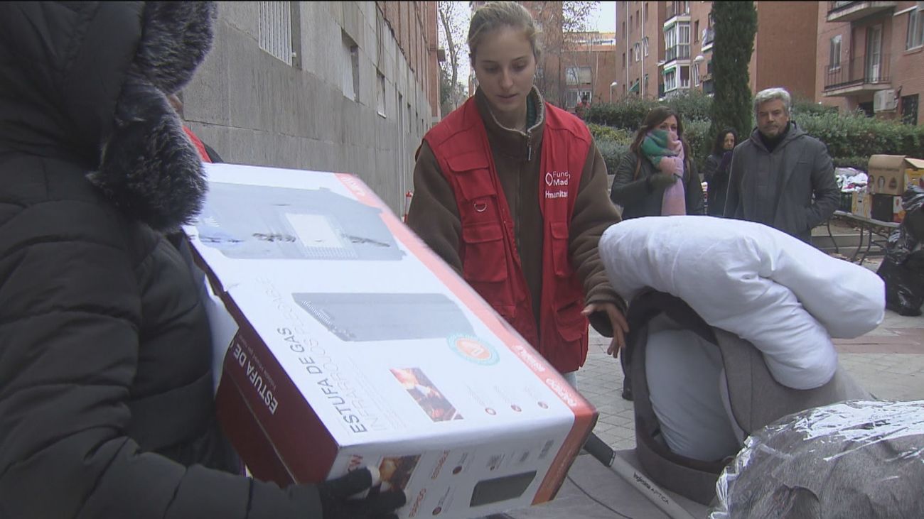 Estufas y mantas contra la pobreza energética en Madrid