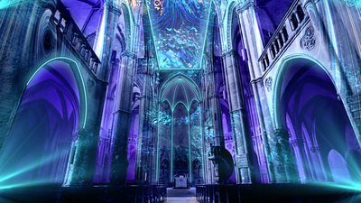 'Génesis', un espectáculo inmersivo de luz dentro de una iglesia