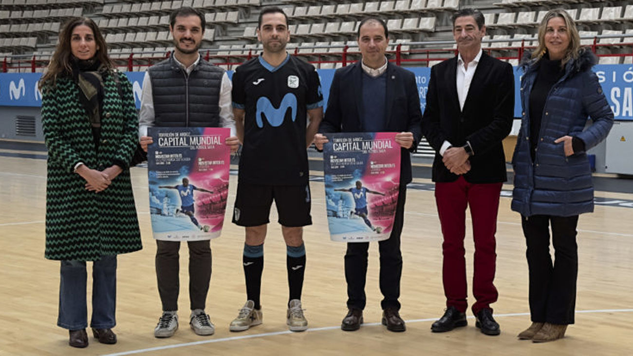Presentación de 'Torrejón, capital mundial del fútbol sala'
