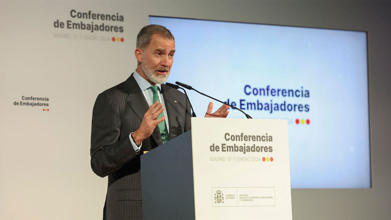 El Rey defiende el establecimiento de un Estado palestino  para "parar el ciclo de violencia"