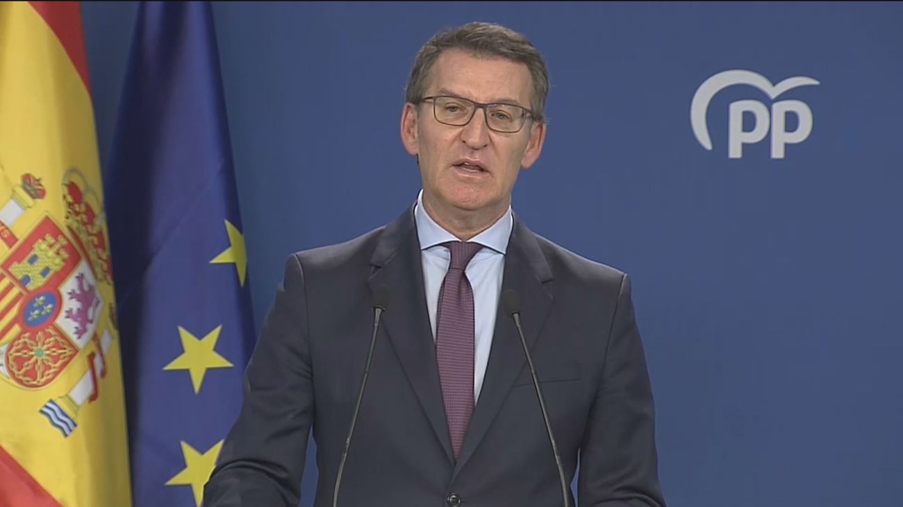 Feijóo anuncia una “ofensiva” en la calle y los tribunales contra la cesiones a Junts