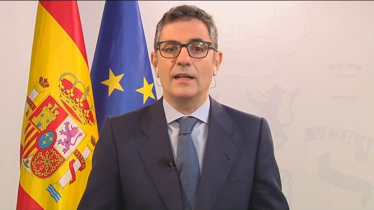 Bolaños asegura que no cambian “nada” las cuestiones prejudiciales tras lo pactado con Junts