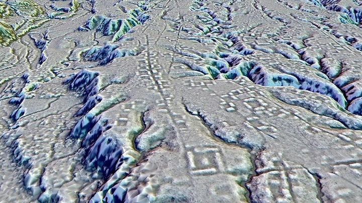 Asentamientos agrícolas descubiertos en la Amazonia ecuatoriana / Imagen LiDAR A. Dorison y S. Rostain