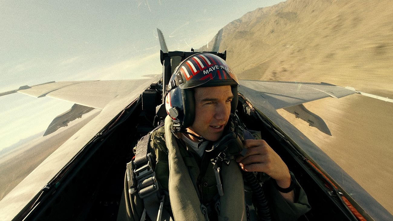 Tom Cruise en una escena de la película  'Top Gun: Maverick'