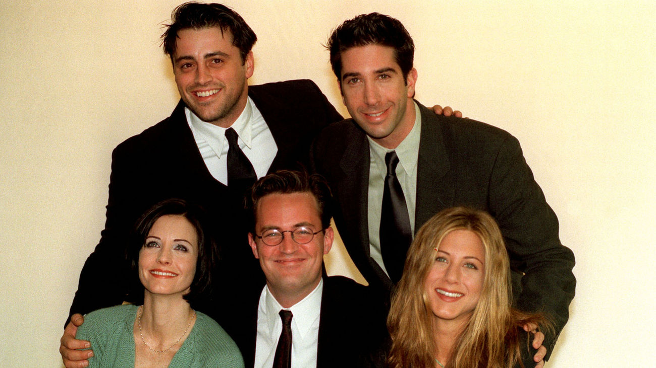 Las estrellas de 'Friends', Matt Le Blanc, David Schwimmer, Courteney Cox, Matthew Perry and Jennifer Aniston
