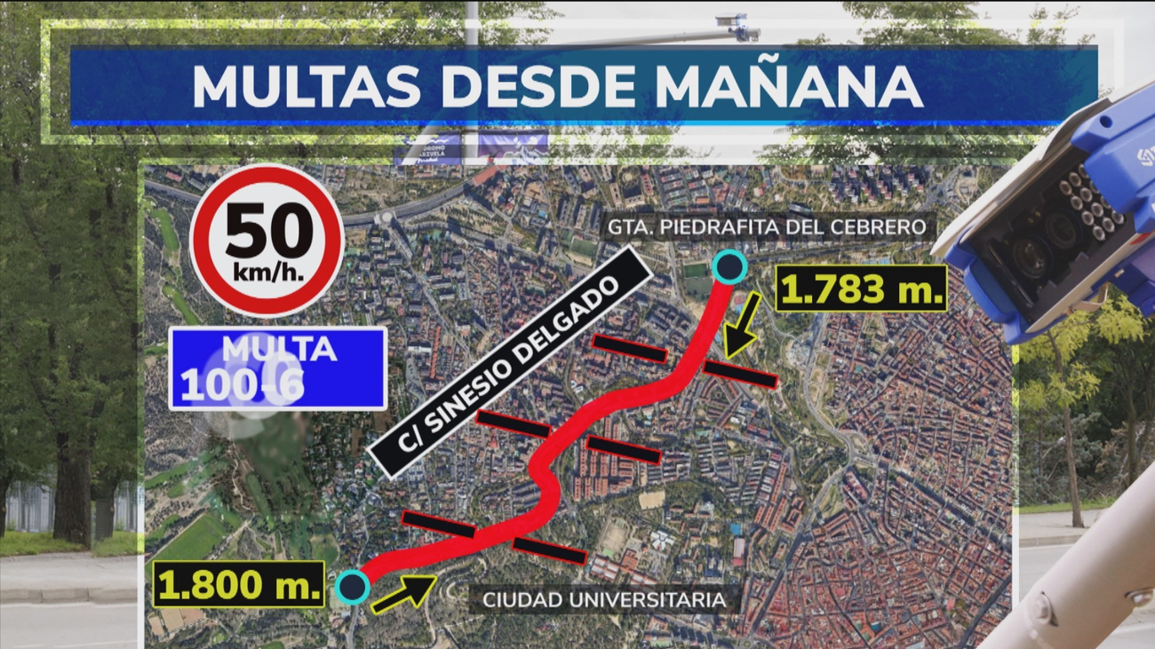 Llegan las multan a Sinesio Delgado, en Moncloa: Si conduces por esa zona, esto es lo que debes saber