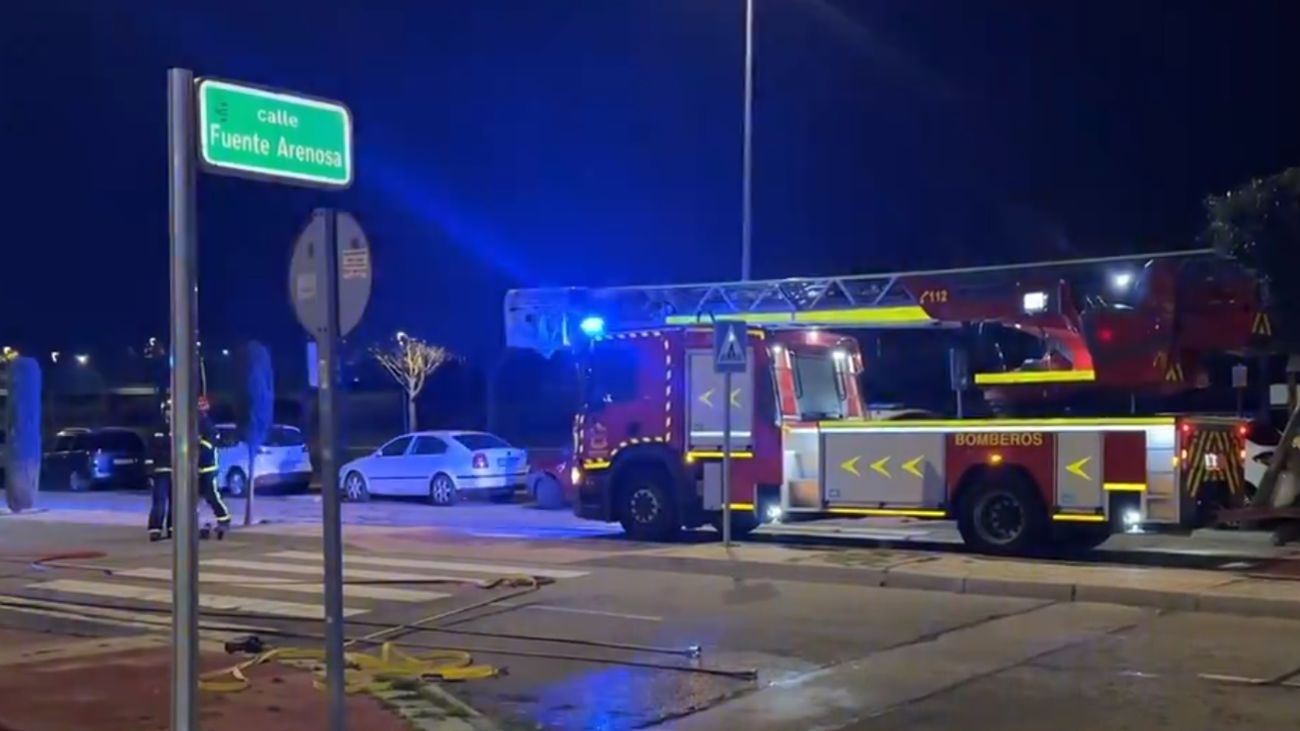 Incendio en una vivienda en Parla