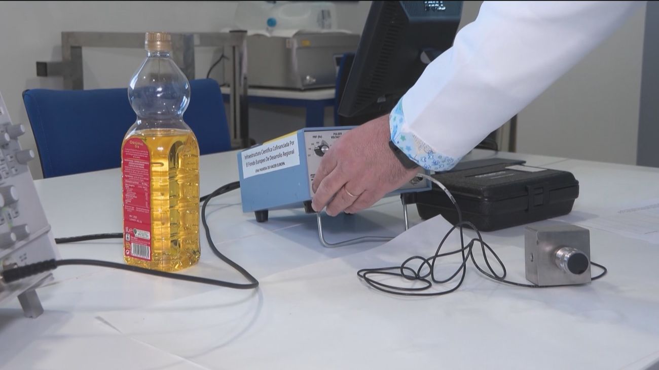 Investigadores extremeños crean un sistema para detectar mediante ultrasonidos  aceite de oliva adulterado