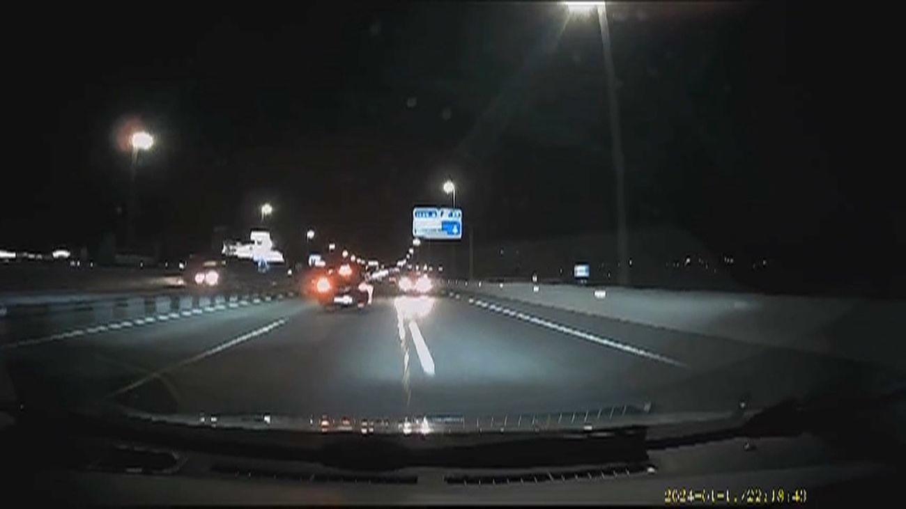 La Guardia Civil busca a un conductor 'kamikaze' de la A-1