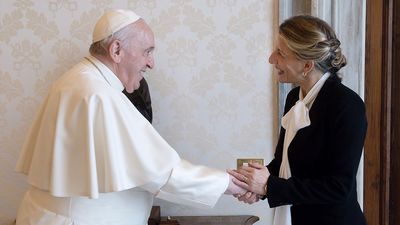Yolanda Díaz se volverá a reunir con el Papa el próximo  2 de febrero