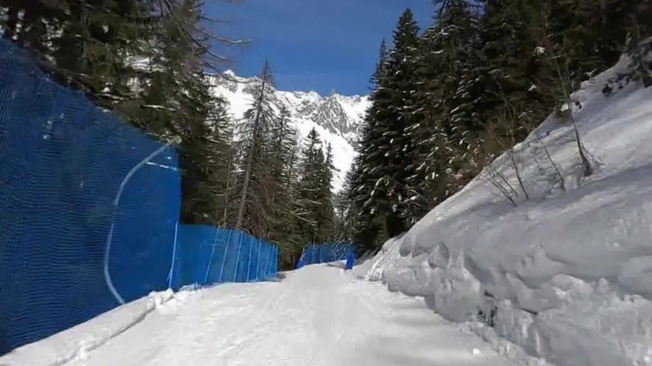 Pistas de esquí en Courmayeur, Valle de Aosta, Italia
