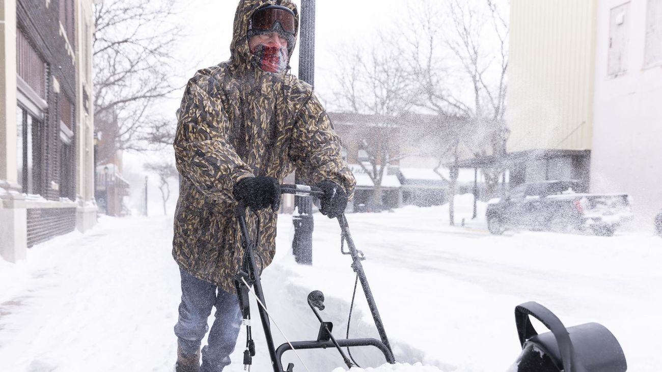 El temporal de frío y nieve que azota a Estados Unidos deja temperaturas de hasta -40º