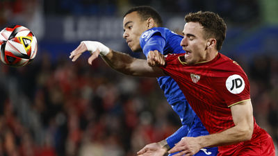 1-3. El Getafe pone fin a su paso por la Copa ante el Sevilla
