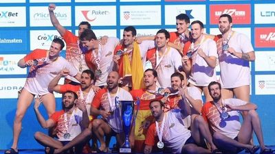 La Selección española de waterpolo, campeona de Europa por primera vez en su historia