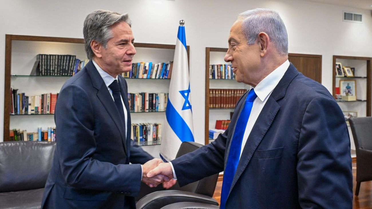 Antony Blinken y Netanyahu
