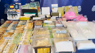 Desmantelado un grupo de narcotraficantes que distribuía cocaína desde varios inmuebles de Madrid