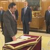 El fiscal general del Estado promete su cargo ante el Rey en el Palacio de la Zarzuela