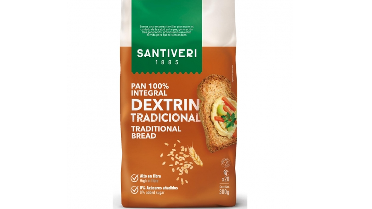 Pan 100% Integral Dextrin Tradicional de la marca Santiveri