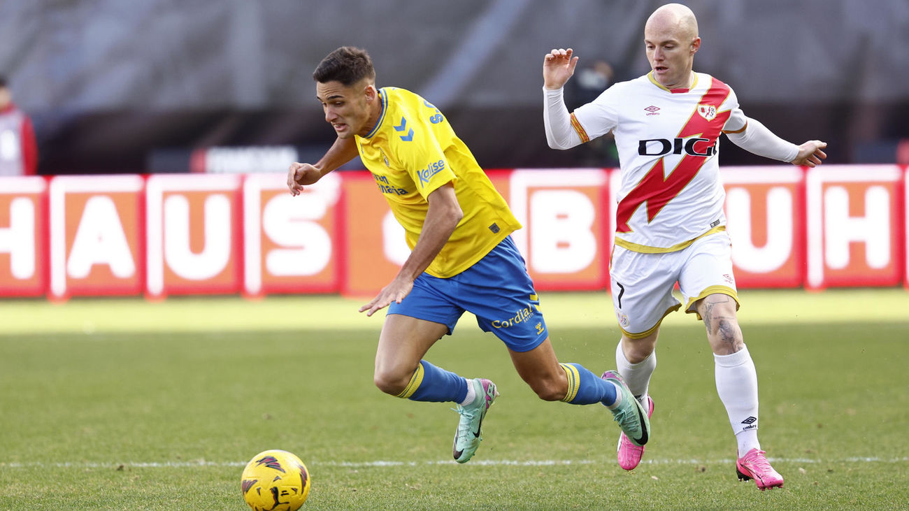 Las Palmas ganó en el campo del Rayo Vallecano