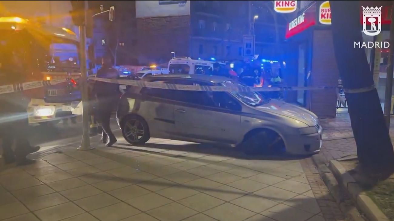 Detenido el conductor que atropelló a una mujer  en Carabanchel tras saltarse un control policial