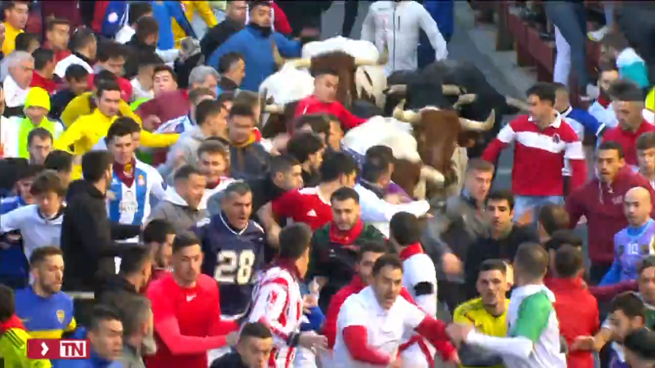 Concluye sin incidencias graves el primer 'encierro blanco' de San Sebastián de los Reyes