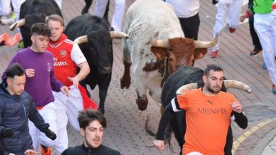 El último encierro 'blanco' de San Sebastián de los Reyes acaba con cinco heridos leves