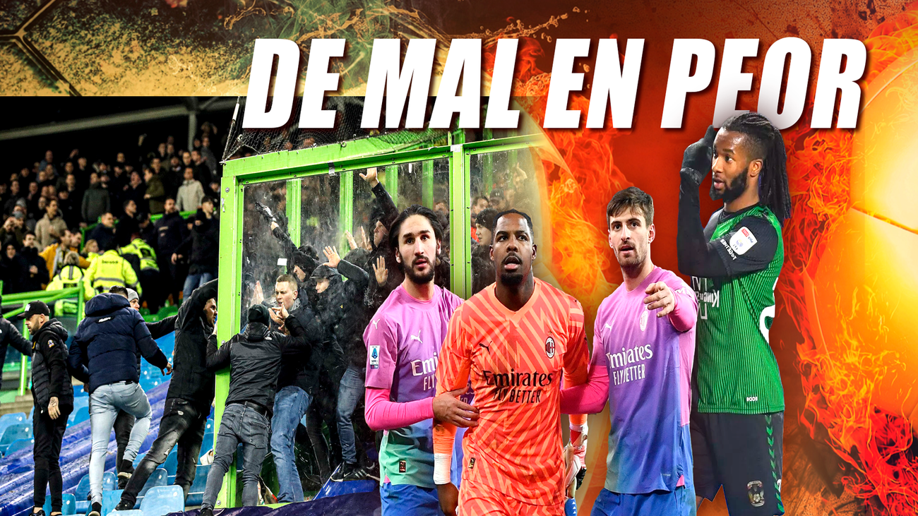 Ultras interrumpen un partido en Holanda y gritos racistas en Italia