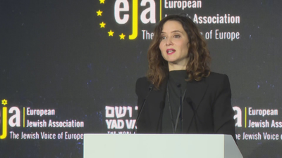 Ayuso alerta de discursos que promueven el antisemitismo en gobiernos de todo el mundo