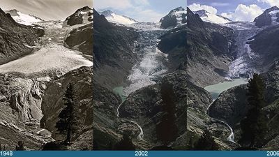 Aun sin calentamiento global, un tercio de glaciares alpinos no llegará a 2050