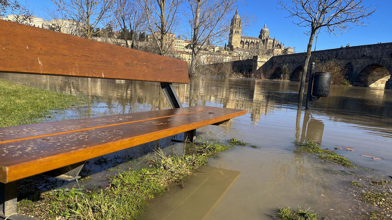 Castilla y León, en alerta por la crecida de los ríos provocada por las lluvias y el deshielo