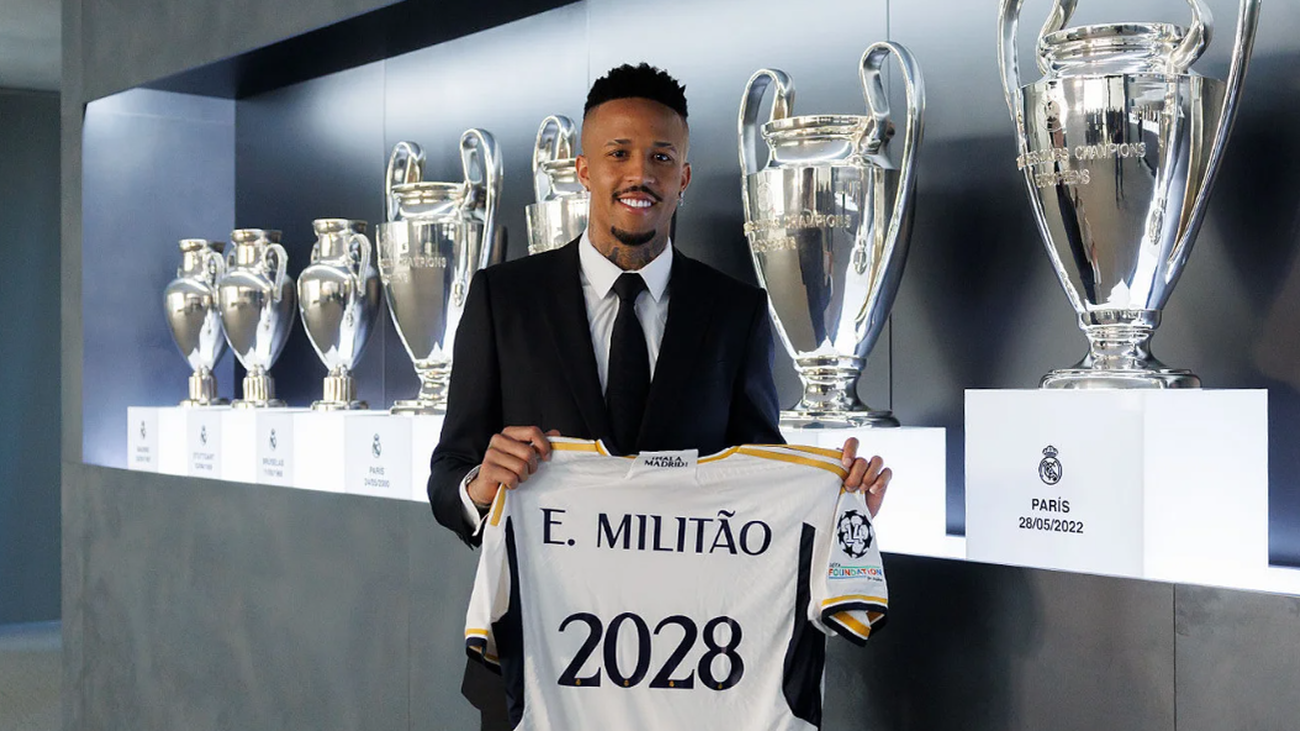 Militao renueva con el Real Madrid hasta 2028