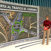 La glorieta de Arcentales sobre la M-40 reabrirá al tráfico el viernes 26 de enero