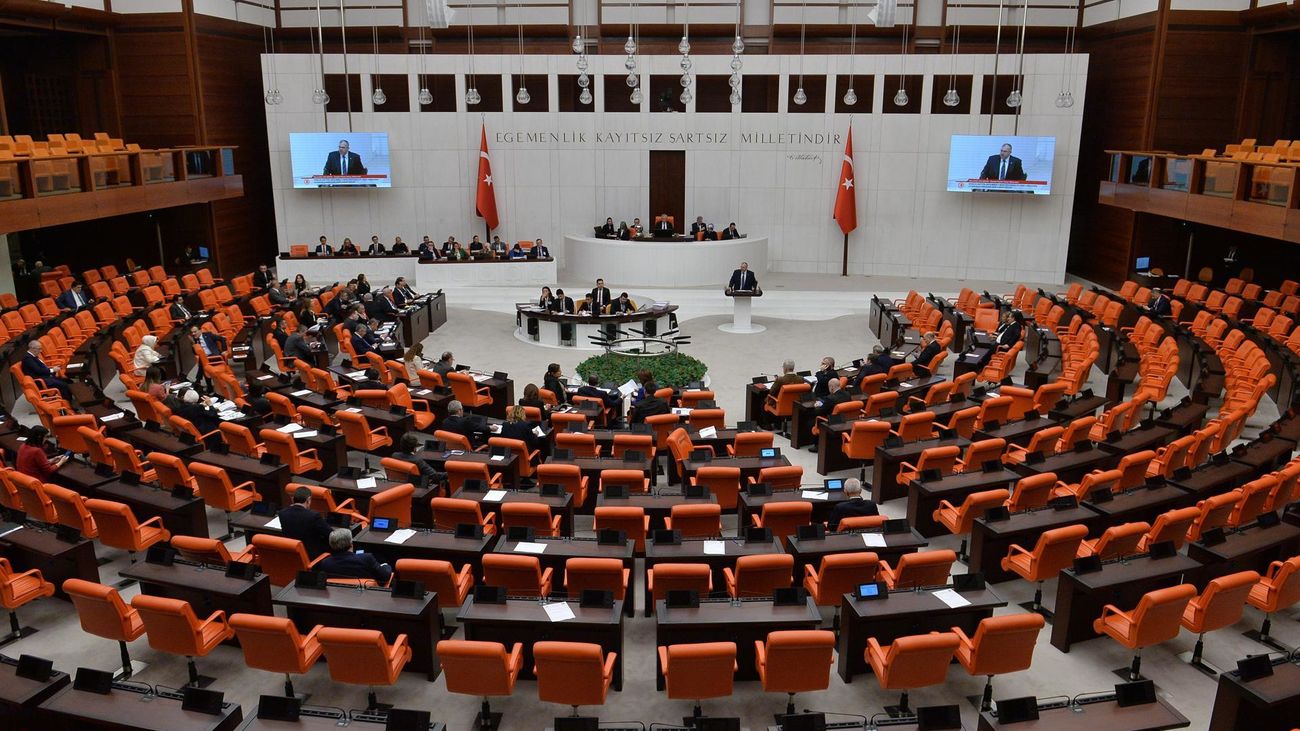Una sesión del Parlamento turco