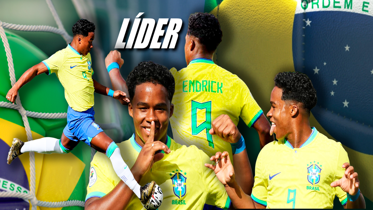 Endrick deslumbra con Brasil