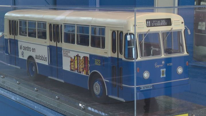 Autobús de los años 70 en el Museo de la EMT / TELEMADRID