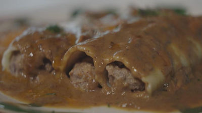 Sabor a Madrid: canelones de carrillera con níscalos en Navacerrada