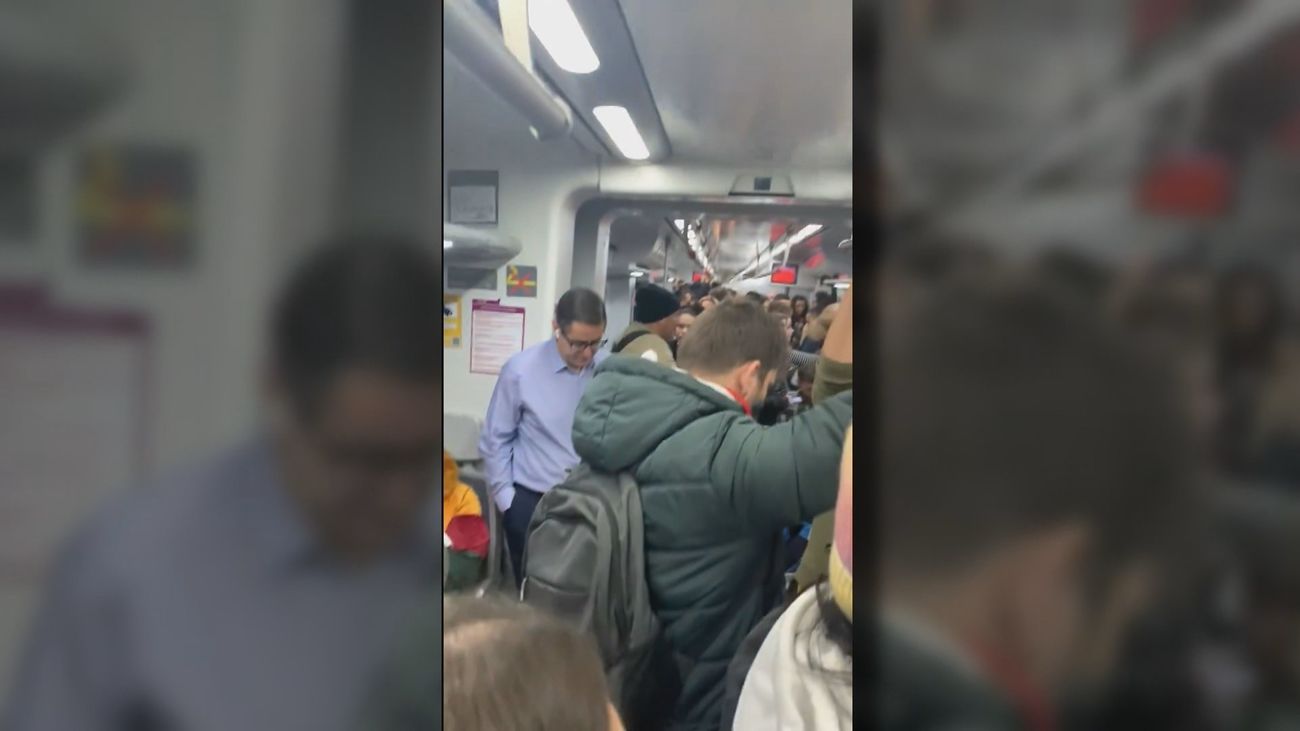 Fuertes retrasos en la línea C3 de Cercanías Madrid por una avería