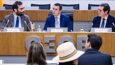 Cuerpo y Garamendi trasladan su apoyo al presidente de Ecuador y destacan "los fuertes lazos" con España