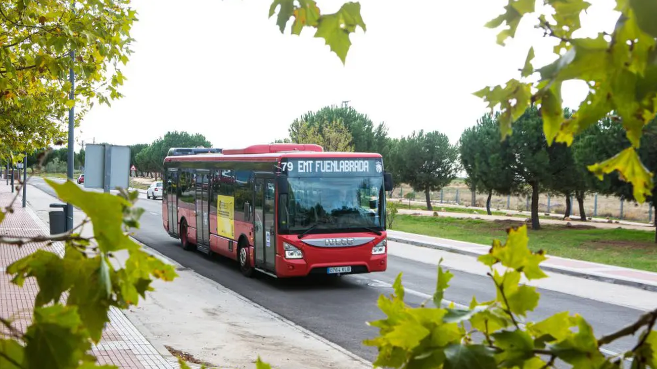 Autobús de la EMT de Fuenlabrada