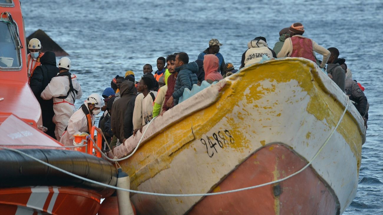 Una patera llega a la isla de El Hierro el pasado mes de diciembre