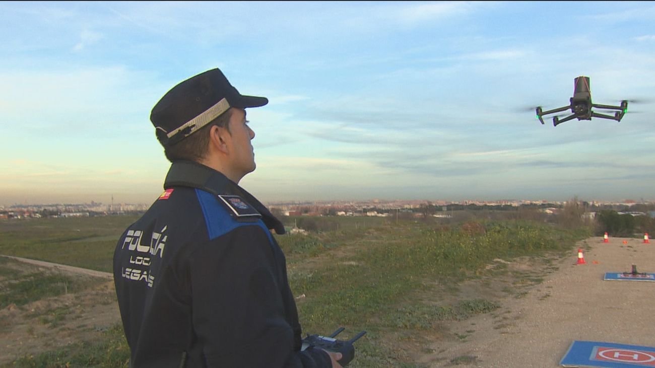 Para qué se utilizan los 'drones policía' en Leganés