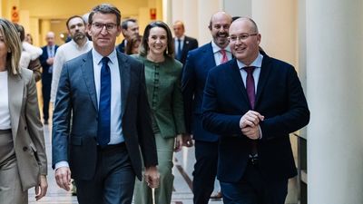 Feijóo y sus 'barones' vuelven a la calle en Madrid para protestar contra la amnistía y las "cesiones" de Sánchez