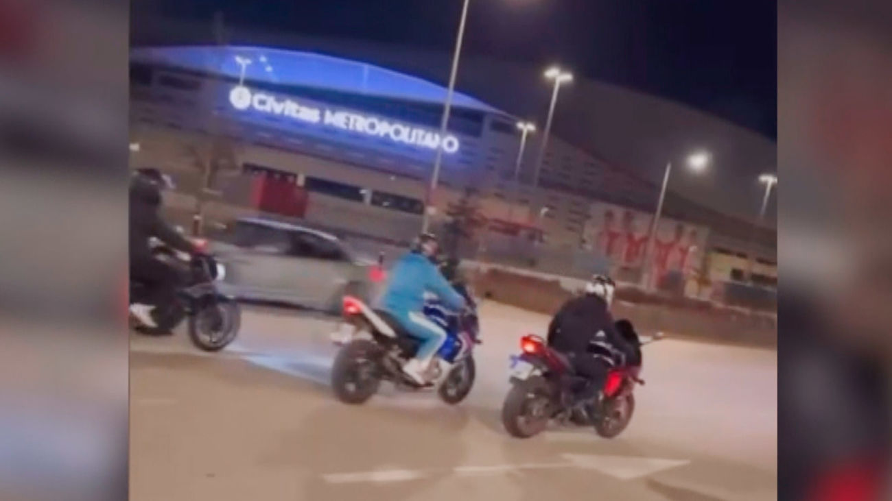 Vuelven las carreras ilegales junto al Metropolitano