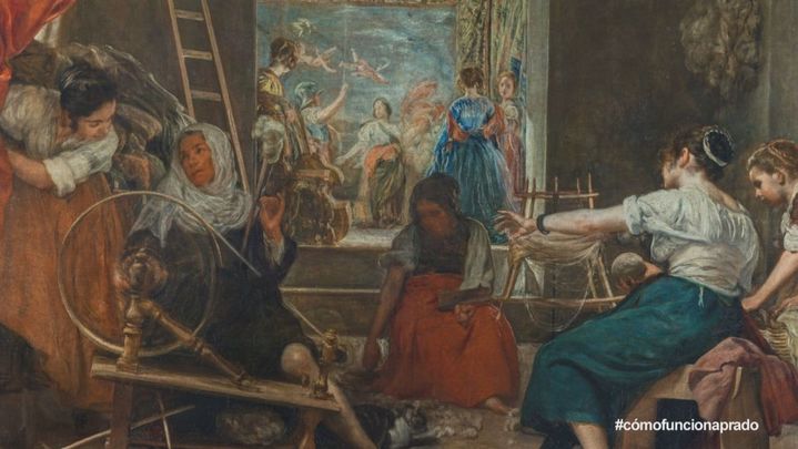 'Las hilanderas' de Diego Velázquez / TELEMADRID