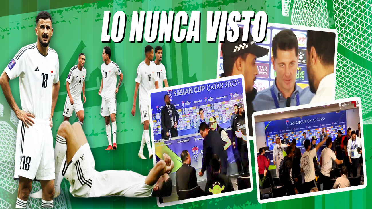 Periodistas iraquíes intentan agredir a su seleccionador tras eliminación de Irak de Copa Asia